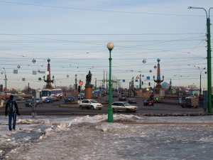Gadebilledet i Sankt Petersborg